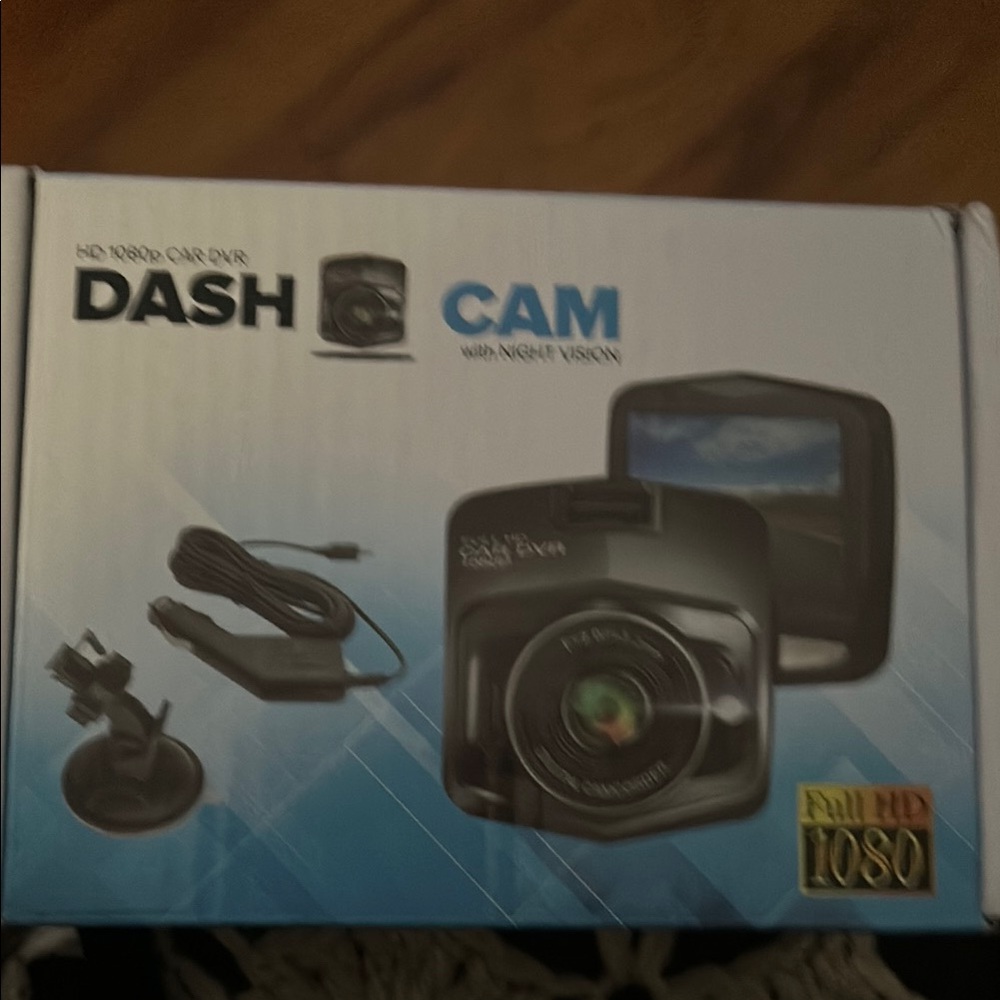 Dash Cam with Night Vision - Black